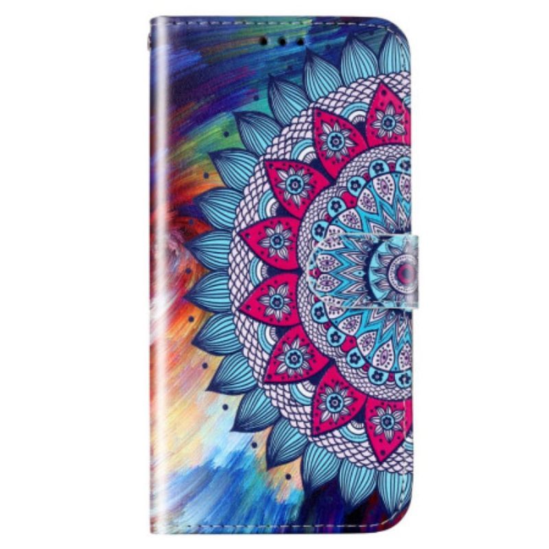 Flipové Pouzdro Na Xiaomi 12 Lite Na Lana Barevné Strappy Mandala
