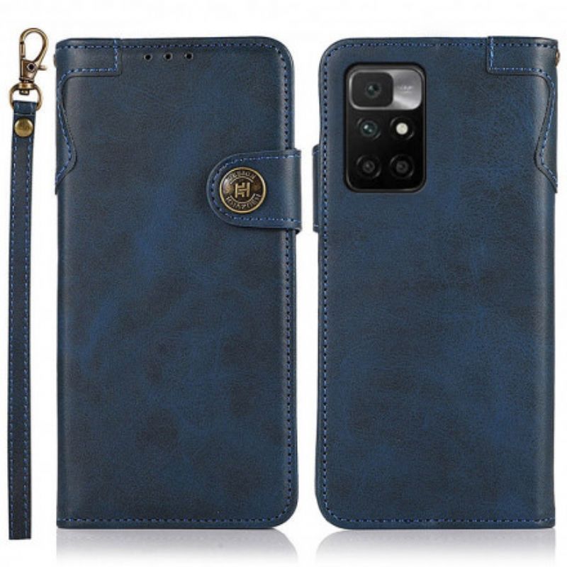Flipové Pouzdro Na Xiaomi Redmi 10 Khazneh Magnetické Tlačítko