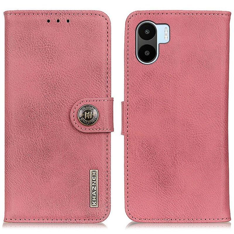 Flipové Pouzdro Na Xiaomi Redmi A1 Imitace Kůže Khazneh