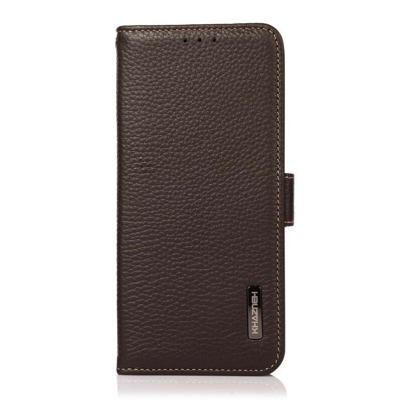 Flipové Pouzdro Na Xiaomi Redmi Note 10 / 10S Liči Kůže Khazneh Rfid