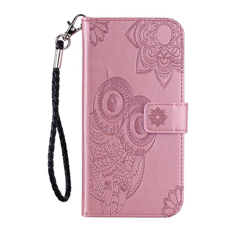 Flipové Pouzdro Na Xiaomi Redmi Note 10 / 10S Sova Mandala A Šňůrka