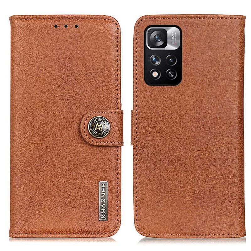 Flipové Pouzdro Na Xiaomi Redmi Note 11 Pro / Note 11 Pro Plus Khazneh Retro Umělá Kůže