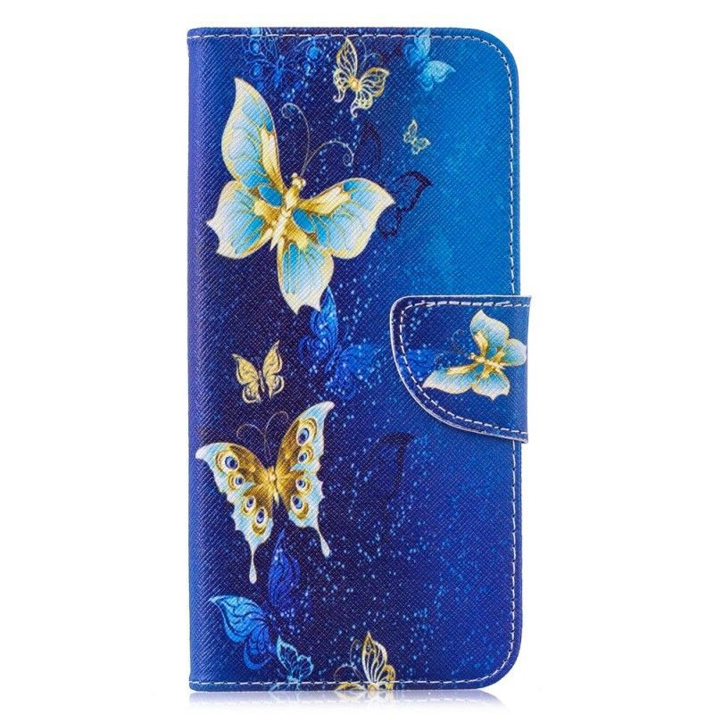 Flipové Pouzdro Na Xiaomi Redmi Note 7 Motýli V Noci
