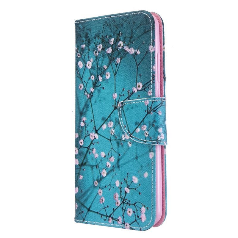 Flipové Pouzdro Na Xiaomi Redmi Note 8t Kvetoucí Strom