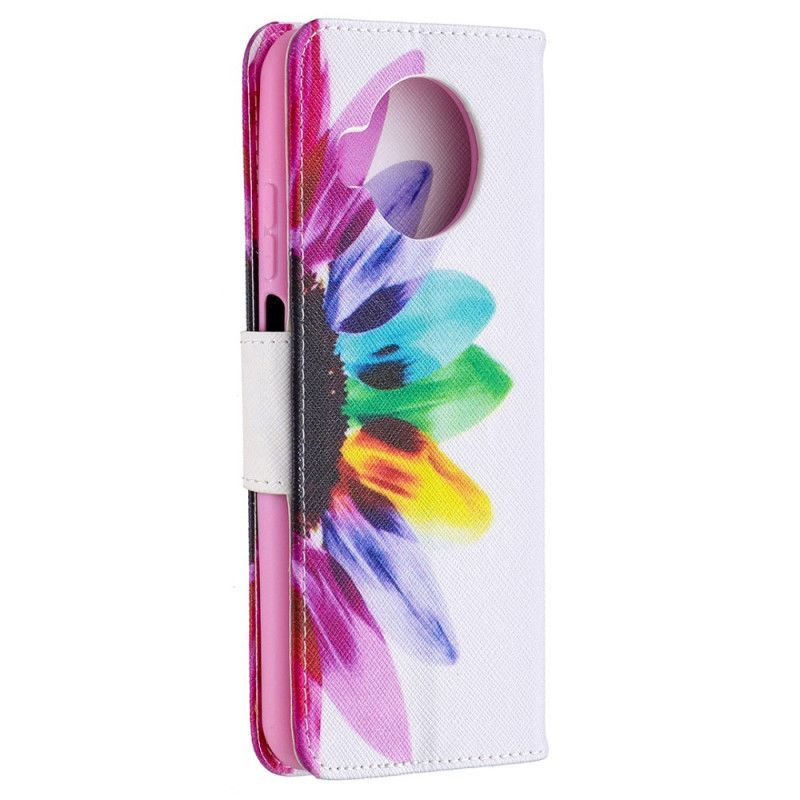 Flipové Pouzdro Xiaomi Mi 10t Lite 5g / Redmi Note 9 Pro 5g Akvarelová Květina