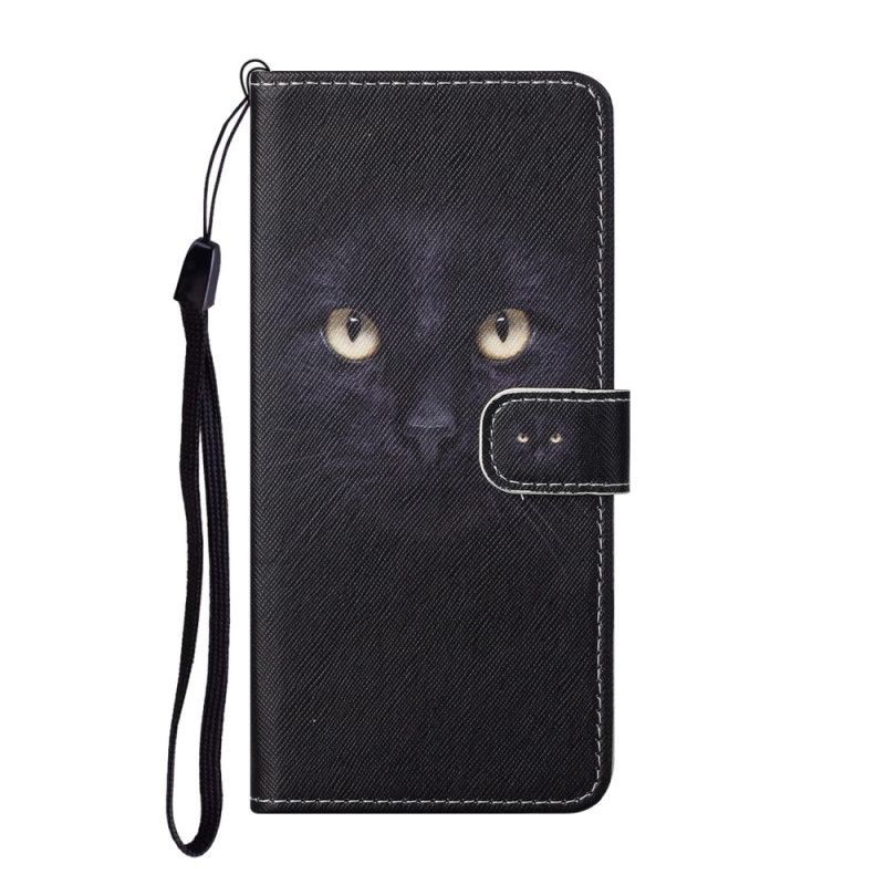Flipové Pouzdro Xiaomi Mi 10t Lite 5g / Redmi Note 9 Pro 5g Černé Kočičí Oči