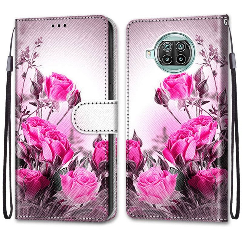 Flipové Pouzdro Xiaomi Mi 10t Lite 5g / Redmi Note 9 Pro 5g Pouze Květiny