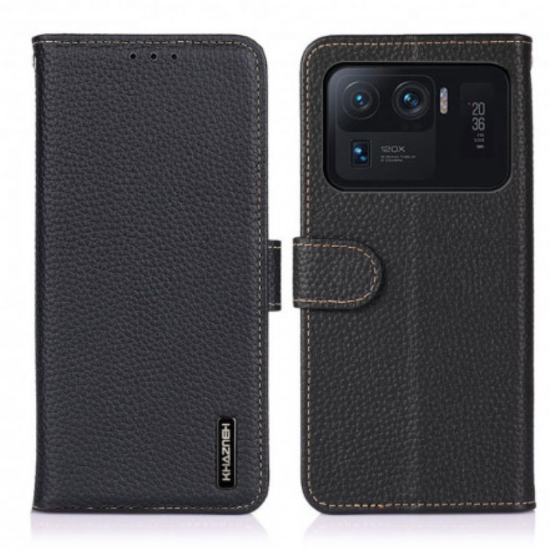 Flipové Pouzdro Xiaomi Mi 11 Ultra Liči Khazneh Kůže