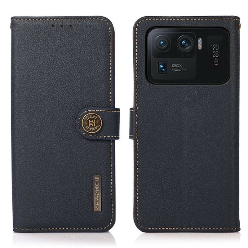 Flipové Pouzdro Xiaomi Mi 11 Ultra Pravá Kůže Khazneh Rfid