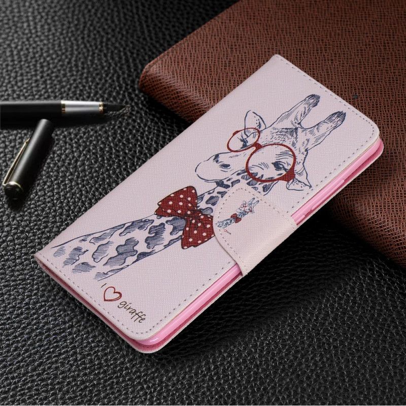 Flipové Pouzdro Xiaomi Mi 9t / Mi 9t Pro Nerdová Žirafa