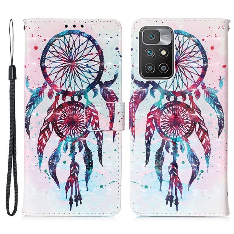 Flipové Pouzdro Xiaomi Redmi 10 Akvarelový Lapač Snů