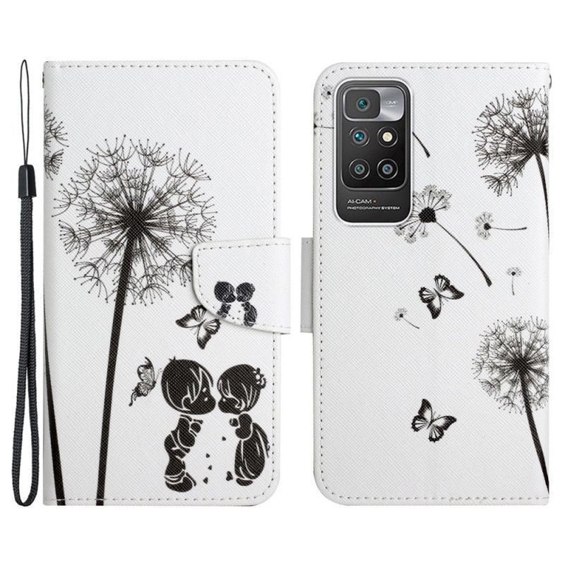 Flipové Pouzdro Xiaomi Redmi 10 Dětská Láska Pampeliška