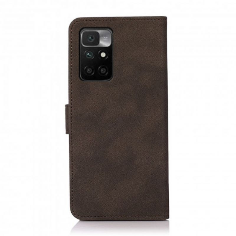 Flipové Pouzdro Xiaomi Redmi 10 Efekt Khazneh Textury Kůže