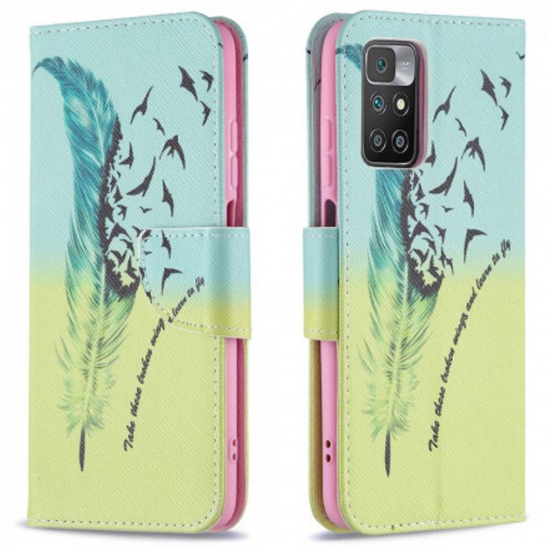 Flipové Pouzdro Xiaomi Redmi 10 Naučte Se Létat