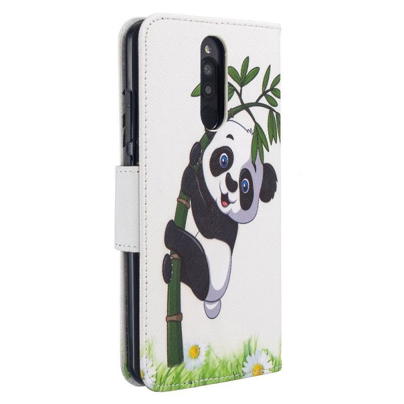 Flipové Pouzdro Xiaomi Redmi 8 Panda Na Bambusu