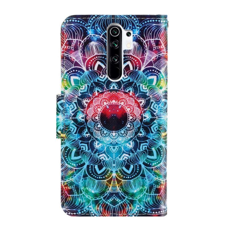 Flipové Pouzdro Xiaomi Redmi 9 Okázalá Pásková Mandala