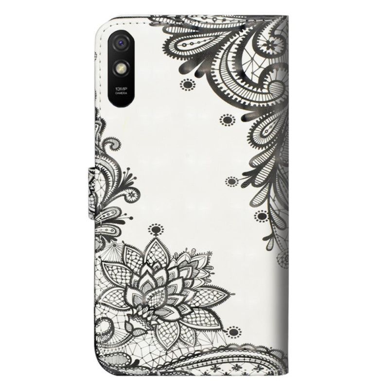 Flipové Pouzdro Xiaomi Redmi 9a Elegantní Krajka
