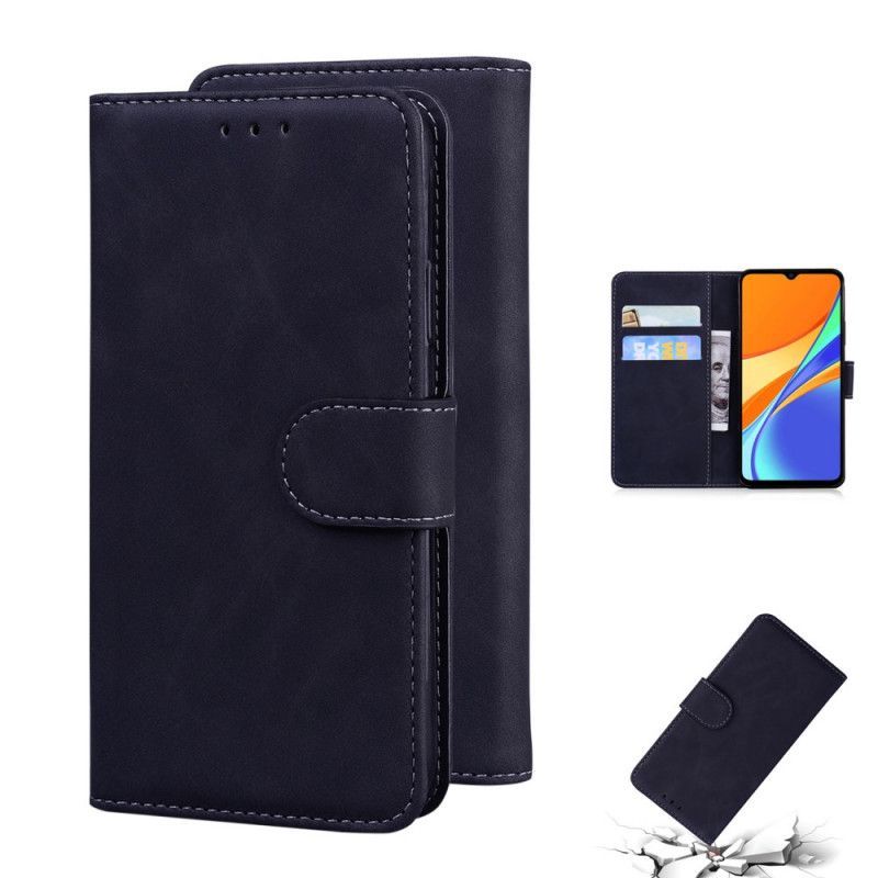 Flipové Pouzdro Xiaomi Redmi 9c Umělá Kůže Nové Barvy