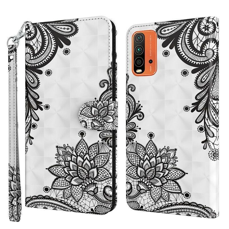 Flipové Pouzdro Xiaomi Redmi 9t Chic Krajka