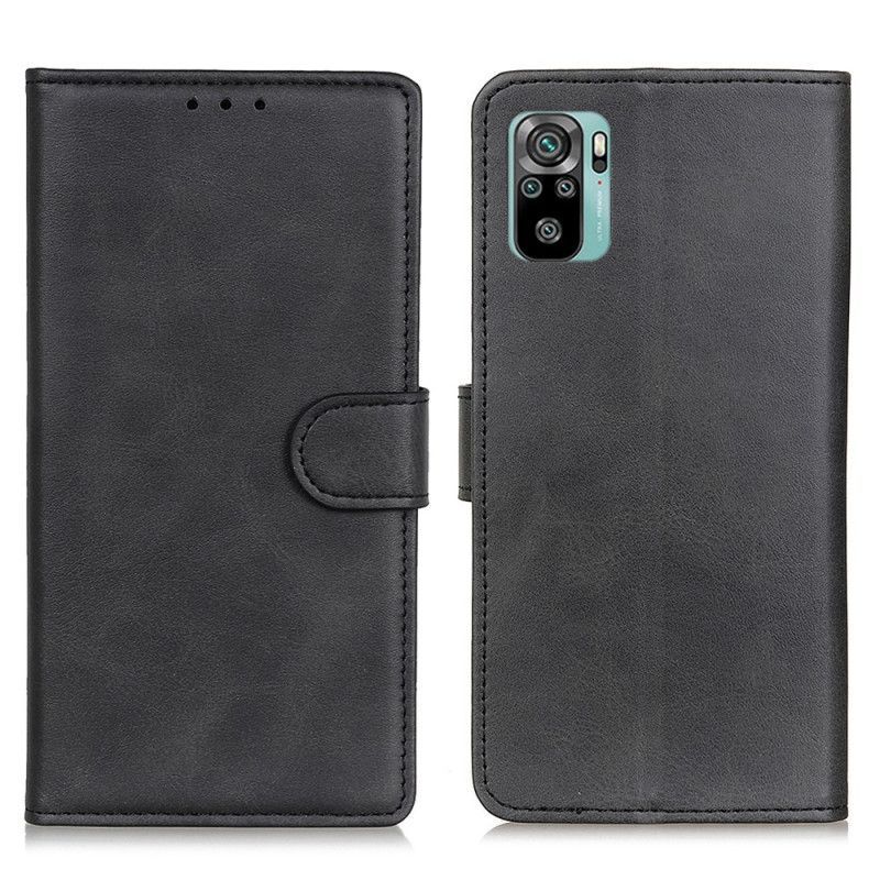 Flipové Pouzdro Xiaomi Redmi Note 10 / Note 10s Efekt Retro Matné Kůže