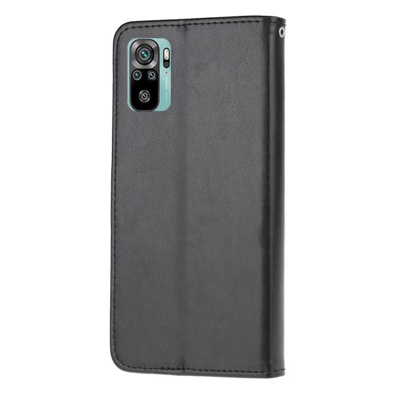 Flipové Pouzdro Xiaomi Redmi Note 10 / Note 10s Motýli A Květiny