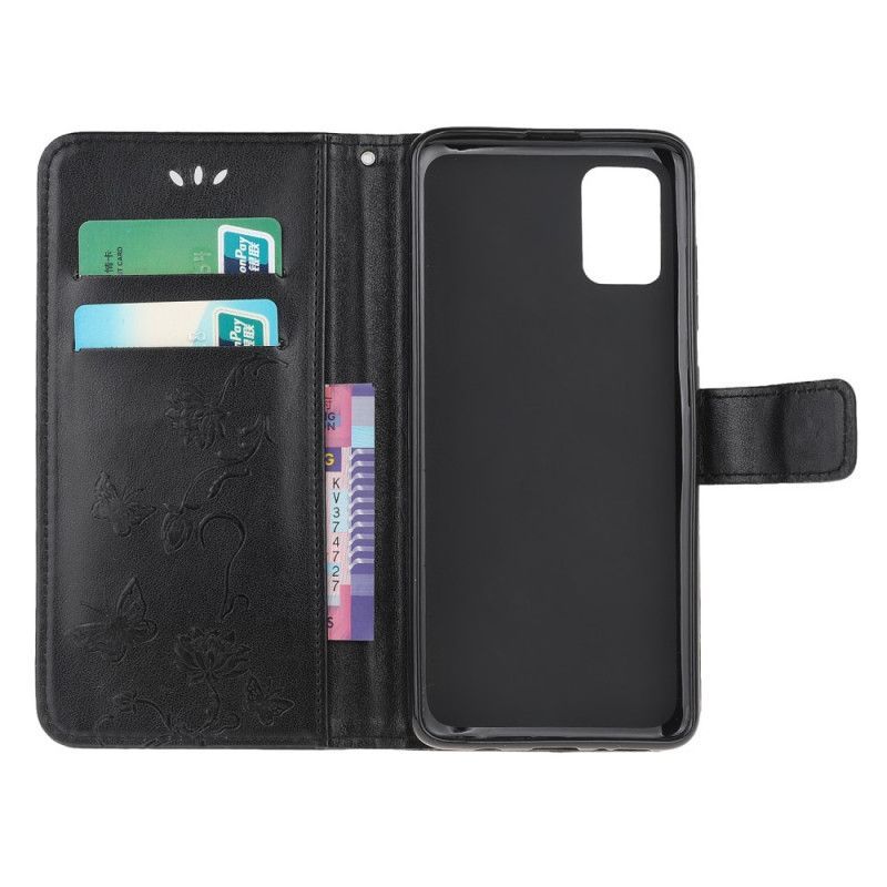 Flipové Pouzdro Xiaomi Redmi Note 10 / Note 10s Motýli A Květiny