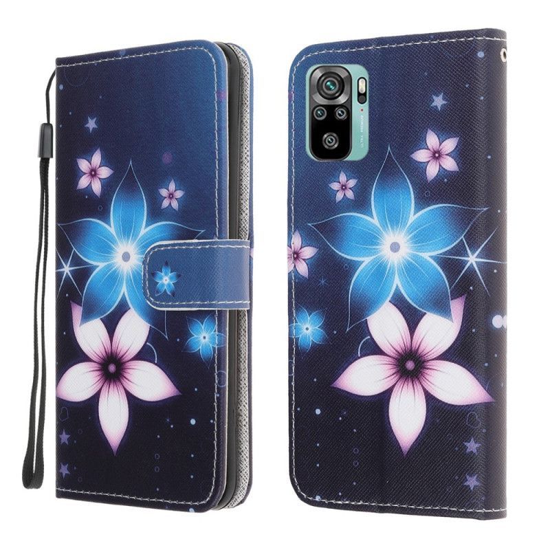 Flipové Pouzdro Xiaomi Redmi Note 10 / Note 10s Pásové Měsíčky