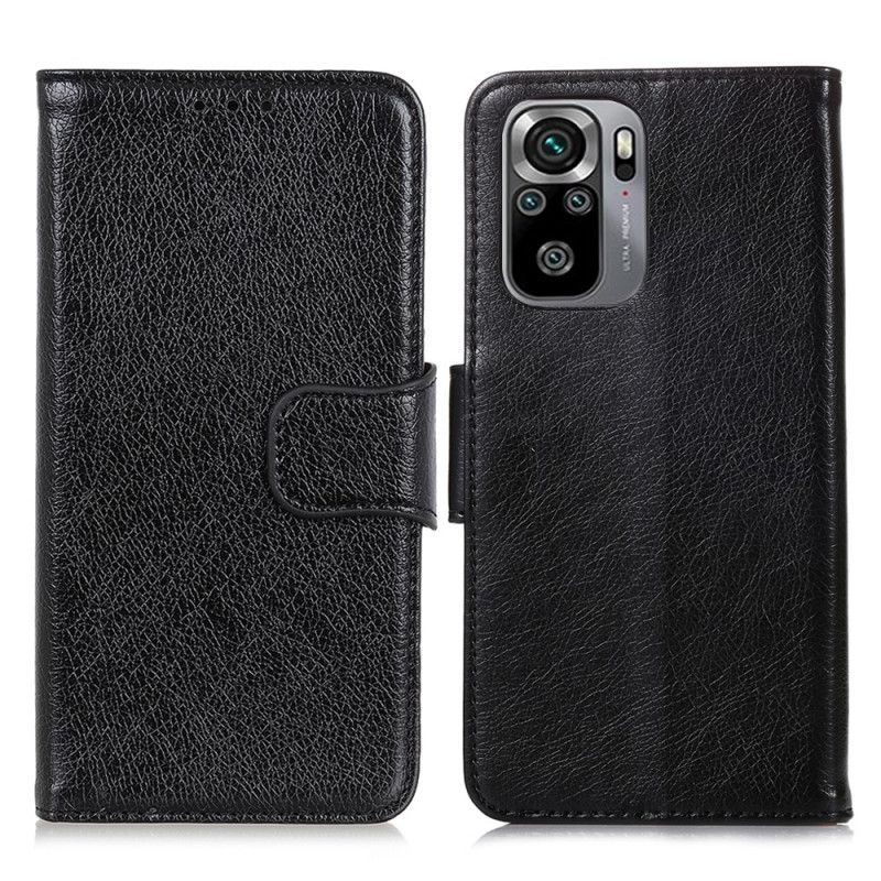 Flipové Pouzdro Xiaomi Redmi Note 10 / Note 10s Štípaná Kůže Napa