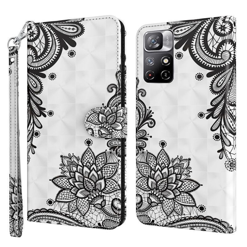 Flipové Pouzdro Xiaomi Redmi Note 11 / Poco M4 Pro 5g Elegantní Krajka
