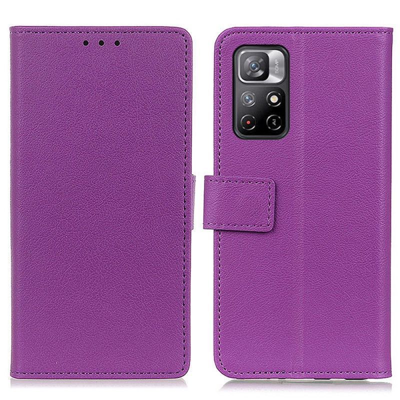 Flipové Pouzdro Xiaomi Redmi Note 11 / Poco M4 Pro 5g Klasická Imitace Kůže