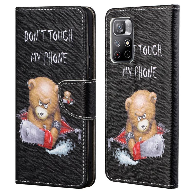 Flipové Pouzdro Xiaomi Redmi Note 11 / Poco M4 Pro 5g Nebezpečný Medvěd