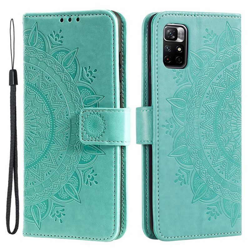 Flipové Pouzdro Xiaomi Redmi Note 11 / Poco M4 Pro 5g Sluneční Mandala