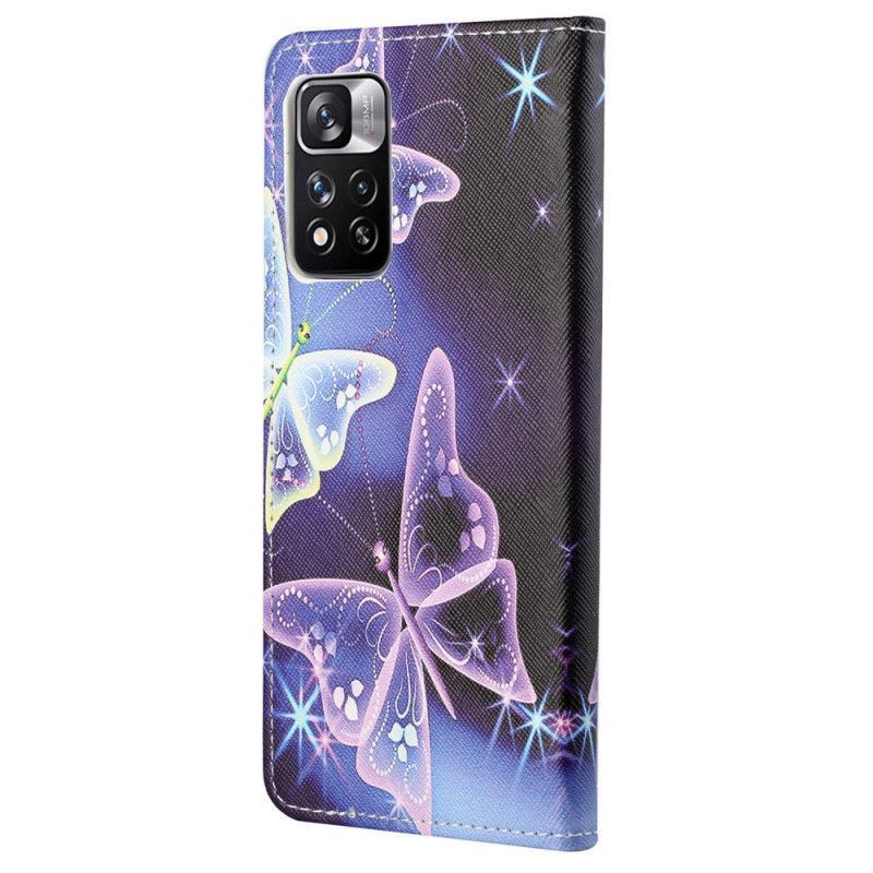 Flipové Pouzdro Xiaomi Redmi Note 11 Pro / Note 11 Pro Plus Design Motýlů