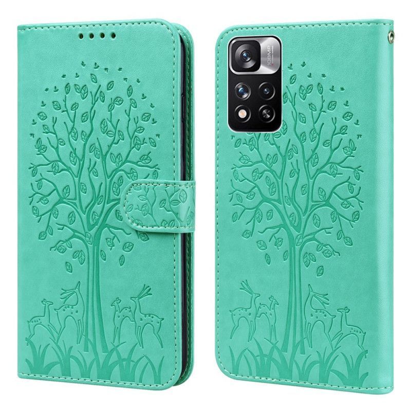Flipové Pouzdro Xiaomi Redmi Note 11 Pro / Note 11 Pro Plus Strom A Jelen