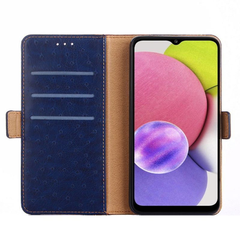 Flipové Pouzdro Xiaomi Redmi Note 11 Pro / Note 11 Pro Plus Textura Pštrosí Kůže
