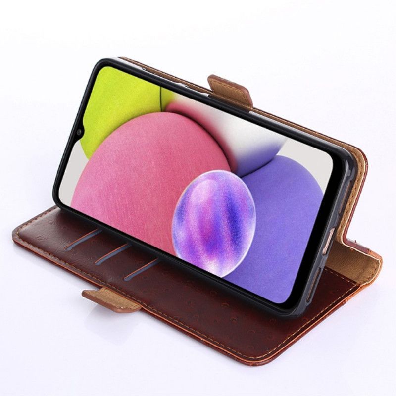 Flipové Pouzdro Xiaomi Redmi Note 11 Pro / Note 11 Pro Plus Textura Pštrosí Kůže