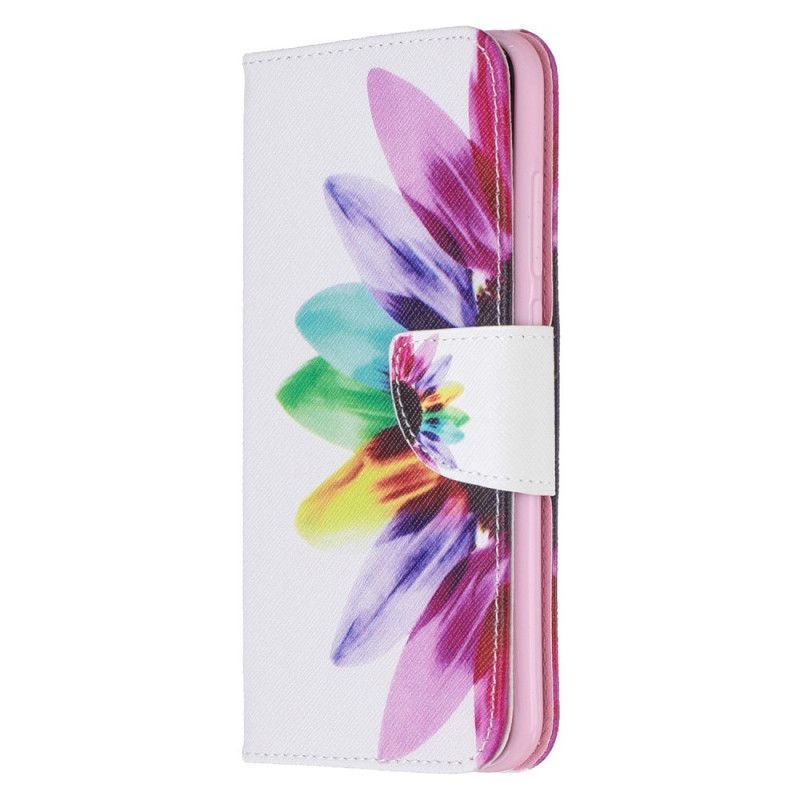 Flipové Pouzdro Xiaomi Redmi Note 8 Akvarelová Květina