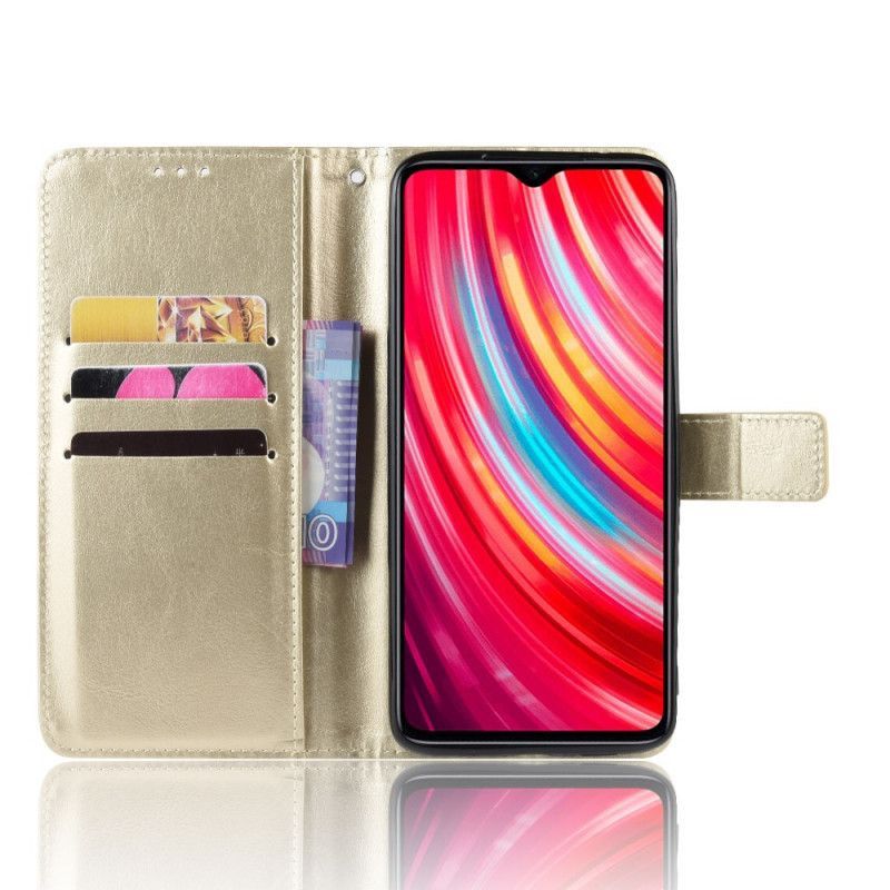 Flipové Pouzdro Xiaomi Redmi Note 8 Pro Lesklá Imitace Kůže
