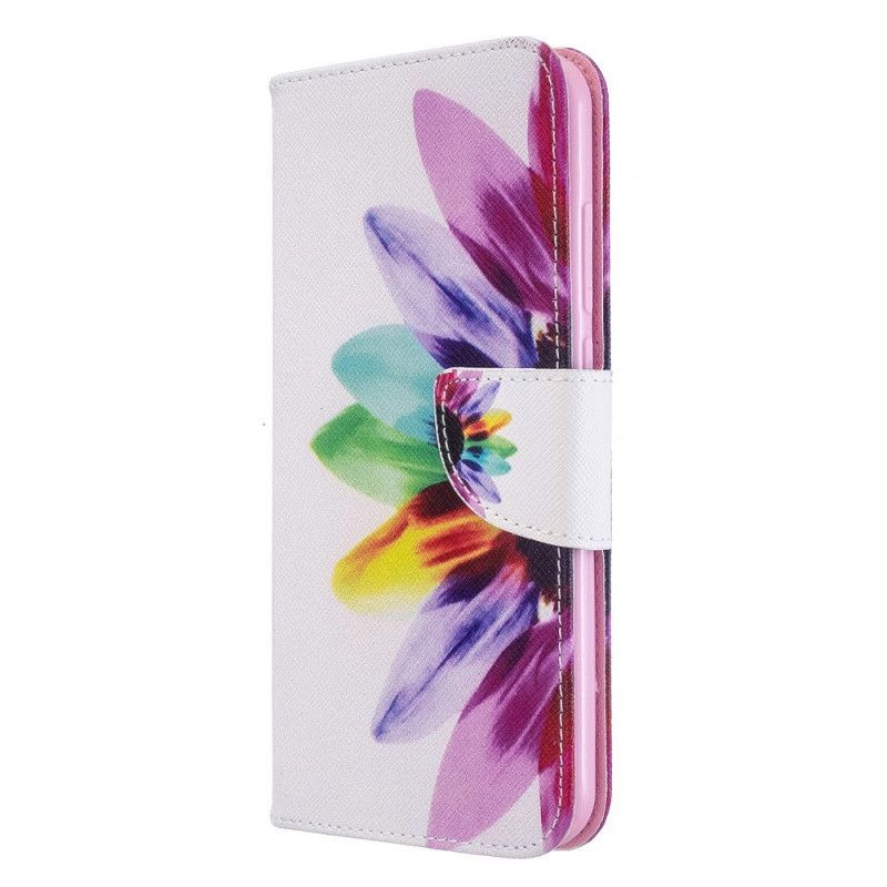 Flipové Pouzdro Xiaomi Redmi Note 8t Akvarelová Květina