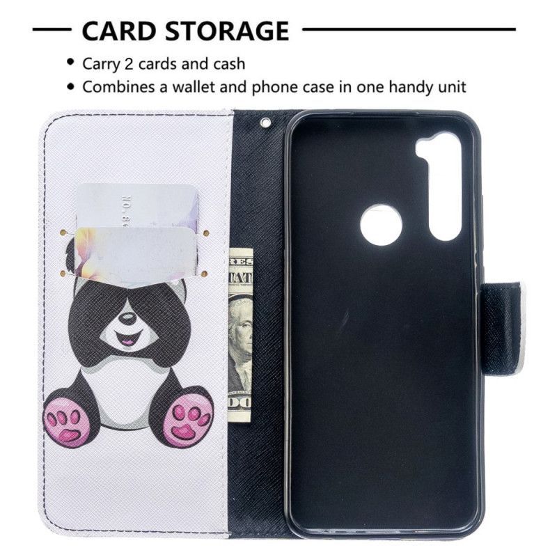 Flipové Pouzdro Xiaomi Redmi Note 8t Panda Zábava