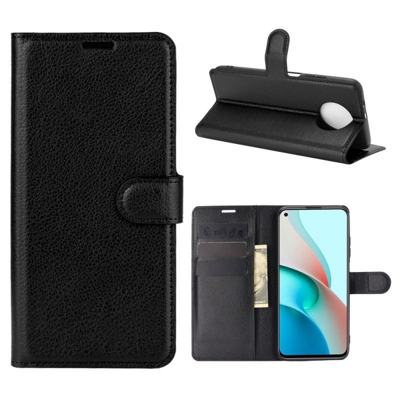 Flipové Pouzdro Xiaomi Redmi Note 9 5g / Note 9t 5g Klasická Umělá Kůže
