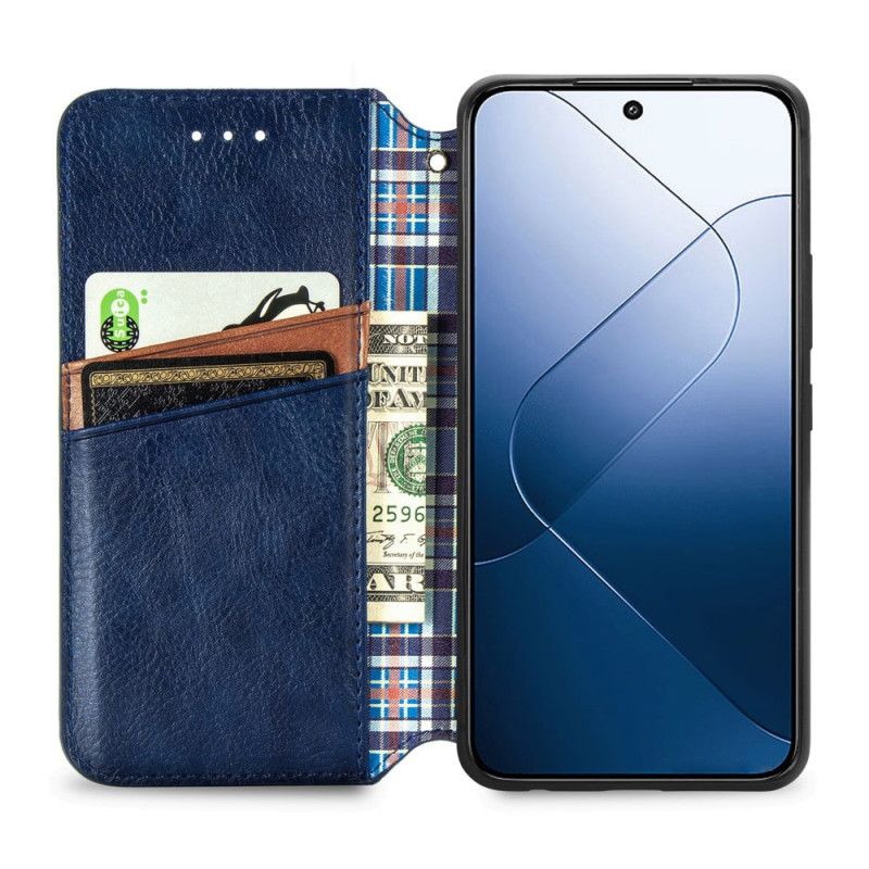 Kožené Pouzdro Folio Na Xiaomi 14 3d Vzor