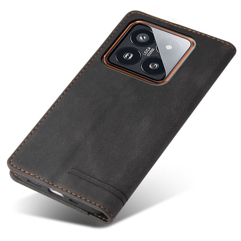 Kožené Pouzdro Folio Na Xiaomi 14 Pro Gq.utrobe