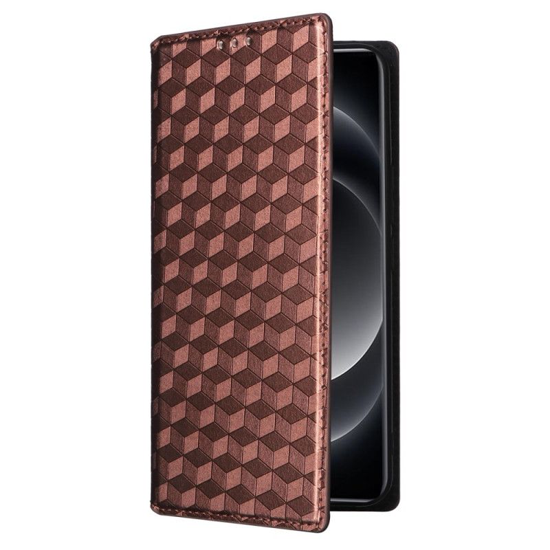Kožené Pouzdro Folio Na Xiaomi 14 Ultra Diamond Design