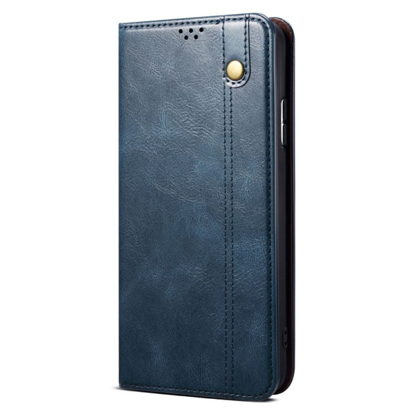 Kožené Pouzdro Folio Na Xiaomi 14 Ultra Voskovaná Imitace Kůže