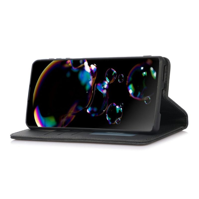 Kožené Pouzdro Folio Na Xiaomi 15t Semišový Efekt