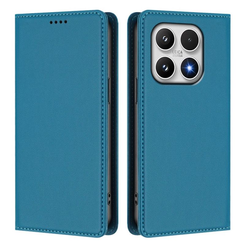 Kožené Pouzdro Folio Na Xiaomi 17 Magnetické Zapínání A Ochrana Rfid