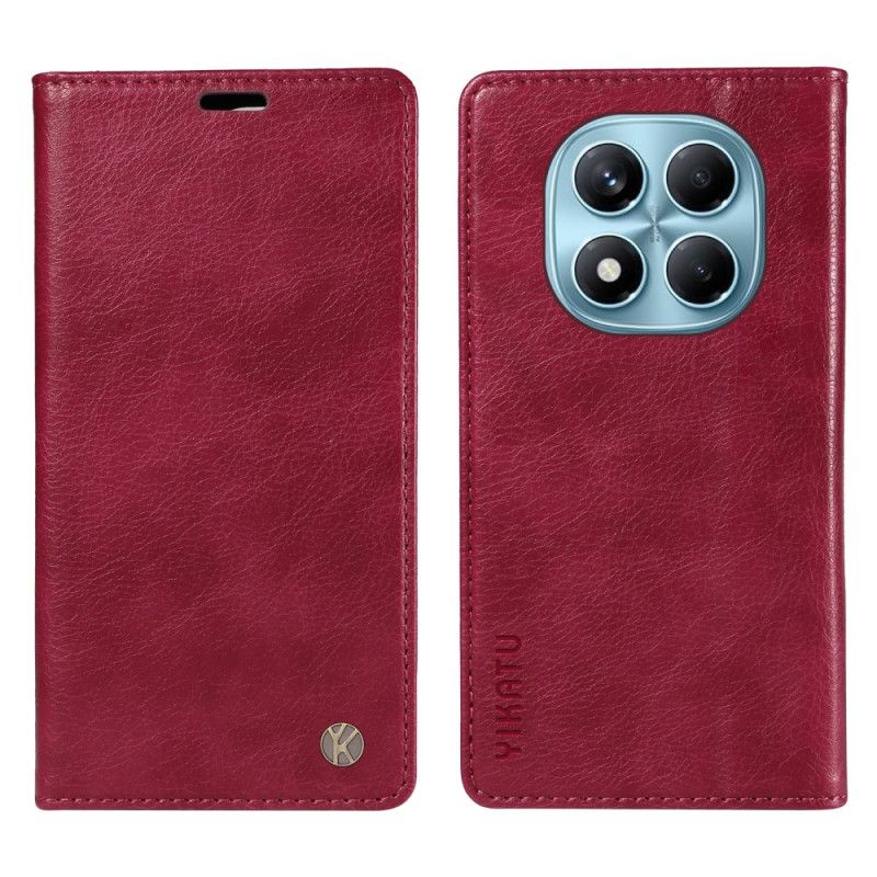 Kožené Pouzdro Folio Na Xiaomi Redmi Note 14 Pro 4g Vintage Yikatu