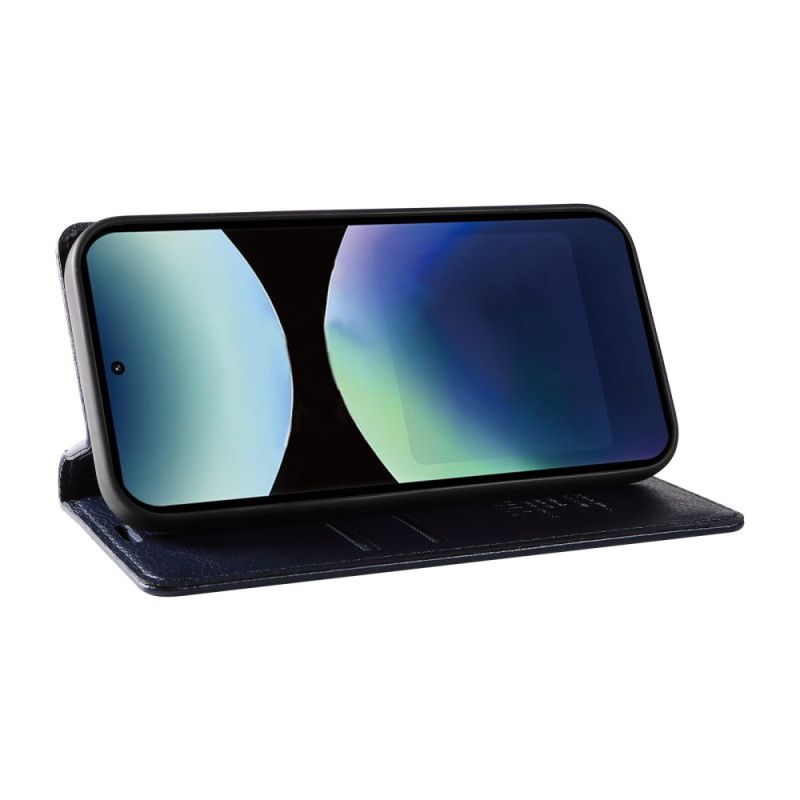 Kožené Pouzdro Folio Na Xiaomi Redmi Note 14 Pro 4g Vintage Yikatu