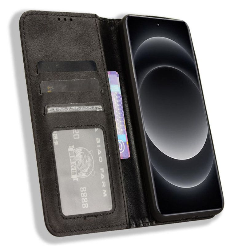 Kožené Pouzdro Folio Xiaomi 14 Ultra Ročník